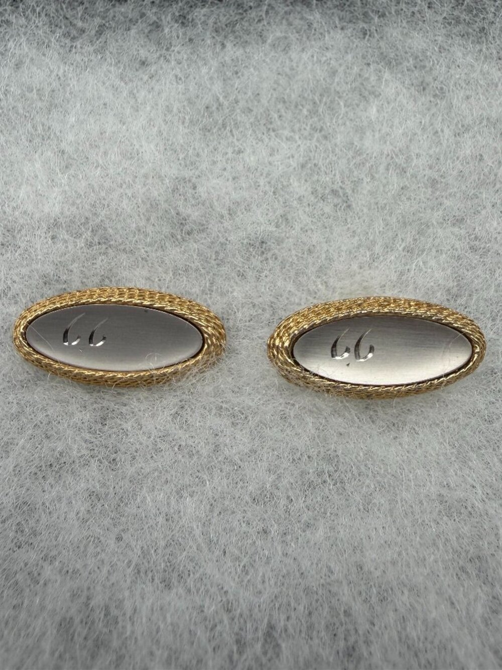 SWANK Vintage Oval Cuff Links